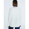 thumbnail image 4 of Free Assembly Women's and Women's Plus Cotton Grandpa Cardigan Sweater, Sizes XS-4X, 4 of 6