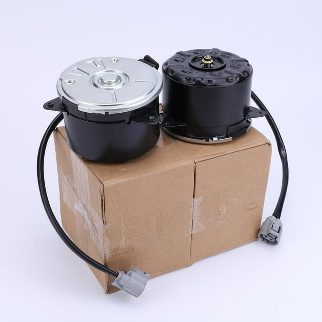FENGXIH 2Pcs Radiator Cooling Fan Motor for Lexus RX400h 3.3L 2006-2008 Direct Replacement 16363-20400