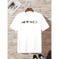 thumbnail image 1 of Boys' Cotton T-Shirt with "1% Battery Indicator" Graphic - Casual Crew Neck, Short Sleeve Top for Summer, Everyday Tshirt|Modern Graphic Tee|Wirefree Design, 1 of 6