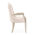 thumbnail image 4 of Michael Amini Malibu Crest Dining Arm Chair - Frosted Linen/Chardonnay, 4 of 12