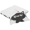 thumbnail image 2 of GZHJMY 2 Pack Pure Cotton Towel Set, Soft Highly Absorbent Machine Washable Cute Cat Face Bath Towels for Pool,Sports, Yoga, Travel（205）, 2 of 7