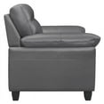 thumbnail image 5 of Lexicon Denizen Leather Match Sofa in Dark Gray, 5 of 7