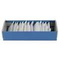 thumbnail image 3 of Index Card Holder, High Transparent Cover Card File Holder Organizer Iron Plastic Fine Workmanship  For Organize Business Cards Blue, 3 of 8