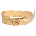 thumbnail image 1 of Cinturón ajustable de PU dorado para mujer, fino y elegante, versátil y ajustable, ideal para vestidos, vaqueros y abrigos, 1 of 7