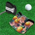 thumbnail image 5 of Haosy Lemons Wine Leaves Golf Mallet Putter Cover Strong Magnetic Leather Golf Club Headcover Closure, 5 of 7