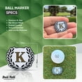 thumbnail image 6 of Ball Tatt K Initial Golf Ball Stamp Self-Inking Quick-Dry with Monogram Golf Ball Marker, 6 of 9