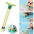 thumbnail image 2 of MesaSe 2 Pieces Sewing Gauge Sewing Measuring Tool, 5-in-1 Sliding Gauge Measuring Sewing Ruler Tool Fabric Quilting Ruler, 2 of 5