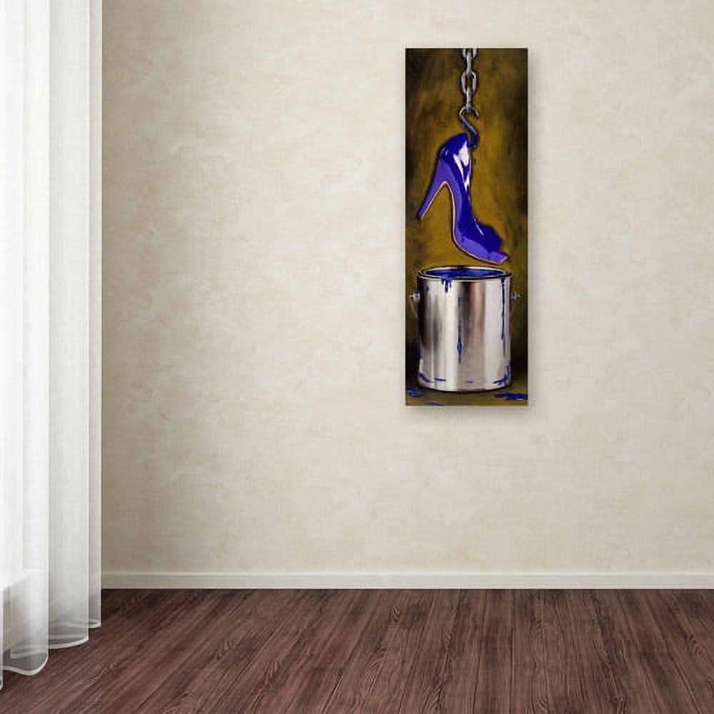 Trademark Fine Art "Paint Can Shoe" Canvas Art by Roderick Stevens