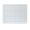thumbnail image 2 of 9" X 12" Two Sided Quadrant Grid Dry Erase Board - 1by2" Square Bulk Class Pack 24, 2 of 2