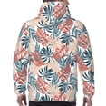 thumbnail image 7 of Naloa Tropical Leaves Men's Casual Hooded Collar Drawstring Hoodies Pullover Sweatshirts Casual Long Sleeve Shirts-4X-Large, 7 of 7