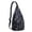 Black-35, variant on 4-Pockets Cross Body Bags for Woman Men,Cute Sea Life Sling Bag Chest Bag with Adjustable Strap Women's Crossbody Bags for Outdoors Hiking Traveling