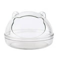 thumbnail image 1 of Contenedor de Baño de Arena para Hámster Zulema Bañera Transparente Inodoro Acrílico Redondo L, 1 of 6