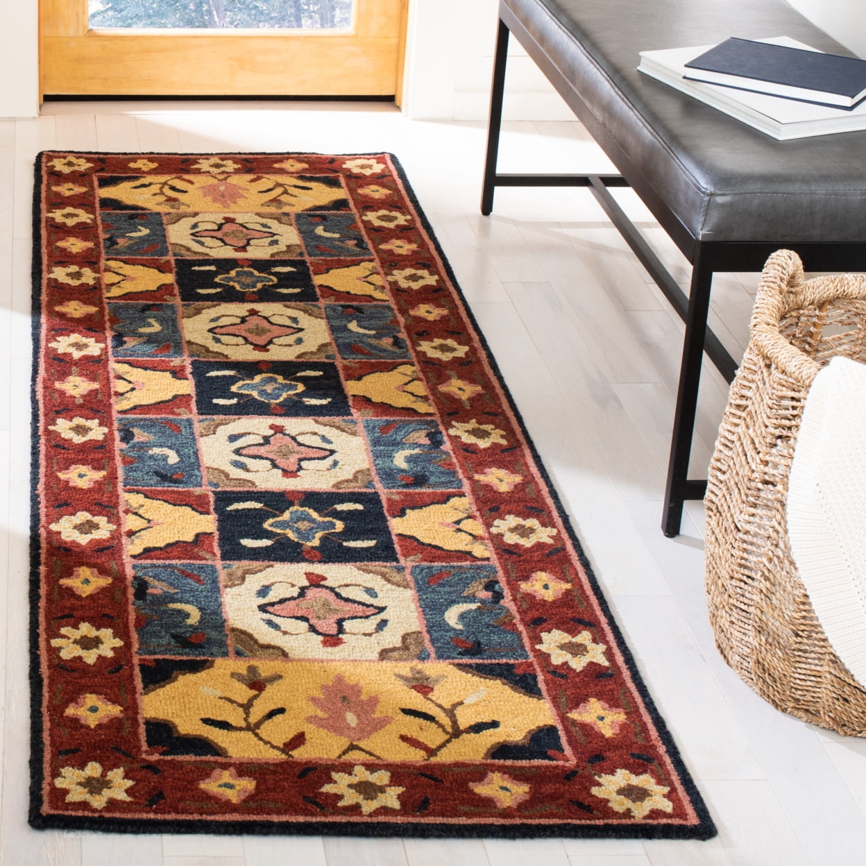 Safavieh  Handmade Aspen Masumeh Wool Rug 5'  x  8' 5' x 8',8' Square Indoor,Handmade Living Room,Bedroom,Dining Room Rectangle