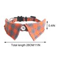 thumbnail image 2 of Adjustable Breakaway Cat Collar With Cute Bow Tie And Bell, High Quality Cotton Fabric For Cats And Small Dogs, Classical Plaid Design For Charming And Safe Pet Accessory, 2 of 5