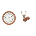 thumbnail image 1 of Reloj de pared,Reloj de pared con pájaro cantor Relojes de pared con pájaros,Relojes de pájaros con sonido Reloj decorativo que canta,Figuras de renos,Figuras de, 1 of 8