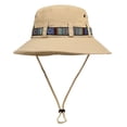 thumbnail image 1 of Sombreros de Sol para Mujeres Vintage Estilo Occidental Sombrero de Sol Protector Solar Respirable Sombrero de Cuerda Ajustable, 1 of 2