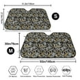 thumbnail image 3 of Haiem Rose Flowers Car Windshield Sun Shade - Blocks UV Rays Sun Visor Protector, Sunshade to Keep Your Vehicle Cool, Universal Fit SUV Van Sedan-Small, 3 of 7