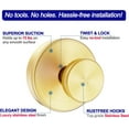 thumbnail image 2 of Suction Cup Hooks for Shower, Removable Towel Hooks for Bathroom, 2 of 7