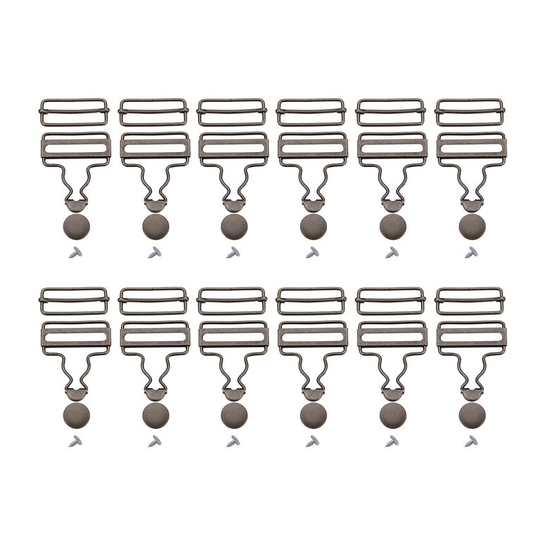 Ganzoo Set of 10�3/8�Buckle Clip Cap Plastic Buckle Clips for