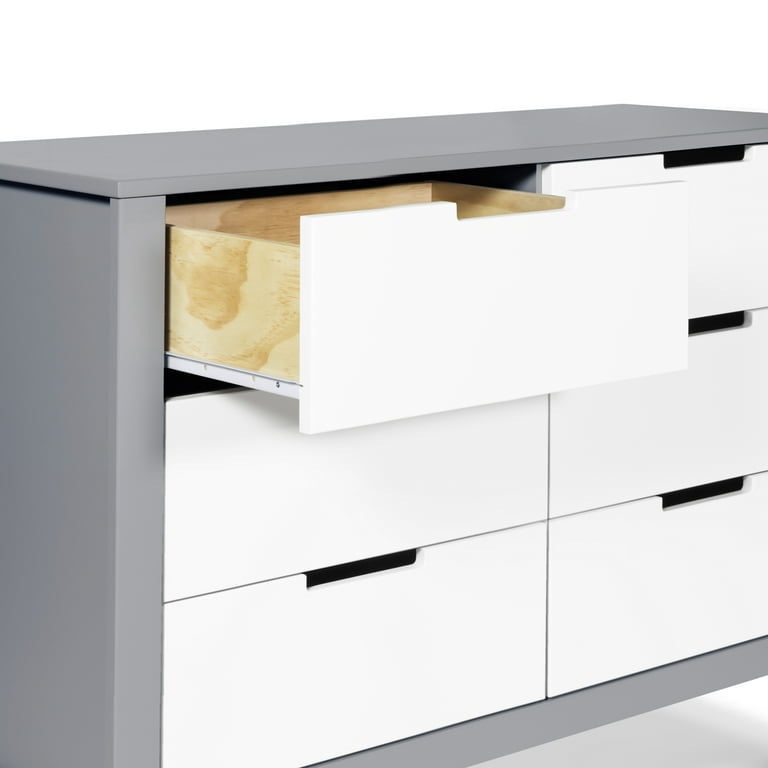 slim fit dress slacks Carter's by DaVinci Colby 6-Drawer Dresser, White main image 0