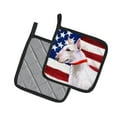 thumbnail image 2 of Caroline's Treasures Bull Terrier Patriotic Pair of Pot Holders, 2 of 2