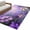 Pink Purple Sky Blue, variant on Area Rugs 2.7'x5', Purple Lavender Carpet for Living Room Bedroom Dining Room, Spring Watercolor Country Wildflowers Throw Kitchen Rugs Non Slip Washable Rectangle Indoor Outdoor Rugs