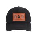 thumbnail image 2 of Parche de piel sintética para gorra de béisbol, diseño de letras DAD, 2 of 2