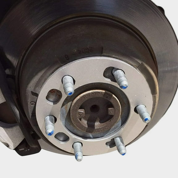 IBASETOY 2Pcs Aluminum Alloy Car Wheel Hub Spacers Silver Vehicle Stability Enhancer