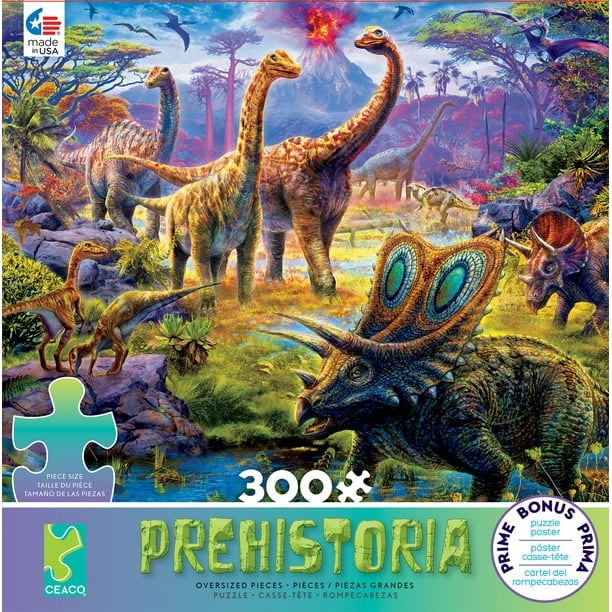 Ceaco Prehistoria Sauropods 300 Piece Jigsaw Puzzle