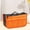 🔥 Orange_New, variant on onlyliua Multi-Compartment Double-Zip Liner Organizer Bag Travel Packing Insert Toiletry Electronics Storage Waterproof Inner Case for Suitcase Backpack Carrying Essentials