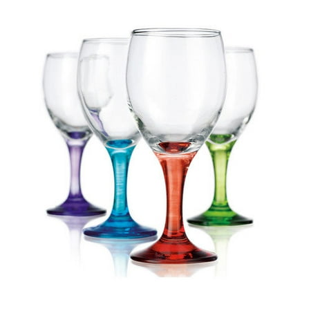 Home Essentials Carnival 10 oz. White Wine Glass (Set of 4) - Walmart.com