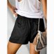 thumbnail image 3 of Pantalones cortos con cordón para mujer Verano Cintura elástica Casual Ligero con bolsillos Adepaton FSHY030-8, 3 of 5
