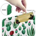 thumbnail image 4 of FMSHPON Blooming Little Cactus Clipboard Hardboard Wood Nursing Clip Board and Pull for Standard A4 Letter 13x9 inches, 4 of 6