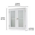 Better Homes & Gardens, Harborough Bathroom Storage Wall White