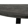 thumbnail image 5 of Dining Table, 48" Round, Small, Kitchen, Dining Room, Metal, Laminate, Black, Contemporary, Modern, 5 of 8