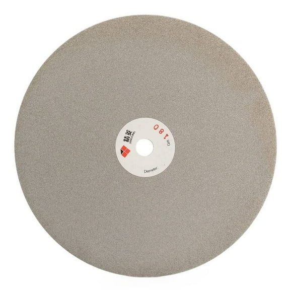 JINGLING 8" inch Diamond Grinding Disc 180 Grit Flat Lap Disk Lapidary Tools for Stone