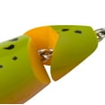 Arbogast Jitterbug Joint Clicker Topwater Baits 2 1/2" Frog Yellow