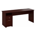thumbnail image 1 of Pemberly Row 72"W Computer Desk with Drawers in Harvest Cherry, 1 of 6