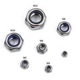 thumbnail image 2 of FONDOTIN 180Pcs Stainless Steel Locknuts for Mechanical Joining with Shockproof Function and Hexagonal Shape, 2 of 8