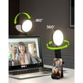 thumbnail image 4 of 2 Pack  Lighting for Computer, 5 Small Ring Light with Stand, 50 Modes CRI>97.8, 3000K-6500K Dimmable Selfie Light for Laptop Phone Webcam Monitor Video Call Conference Streaming, 4 of 7