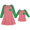 thumbnail image 1 of Robe de Nuit Parent-Enfant à Rayures, Robe Mère-Fille, 1 of 5