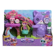 Disney Jr. SuperKitties Su-Purr Wild Playset with Slide and Swing, 5-Pieces, Kids Ages 3 and up