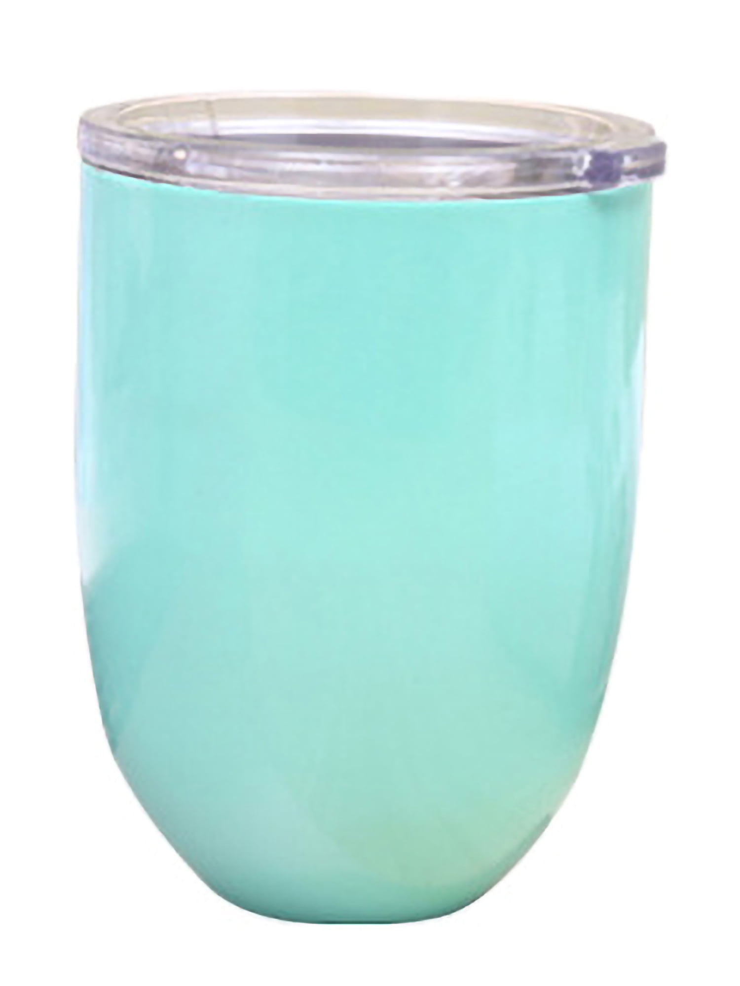 10oz Wine Glasses Cup Goblet Double Wall Stainless Steel Coffee Cup Lid