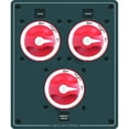 thumbnail image 1 of Panel de gestión de baterías Blue Sea Systems Dual Bank Metal, 1 of 2