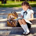 thumbnail image 5 of Yiaed Cute Cat Sunflower Print School Backpack College Backpack Daypacks for Students High School Spacious and Durable Daypack for Work and Travel-One Size, 5 of 6