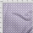 thumbnail image 3 of oneOone Cotton Cambric Purple Fabric Geometric Triangle Craft Projects Decor Fabric Printed By The Yard 56 Inch Wide, 3 of 4