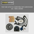 thumbnail image 2 of Tune Up Kit for Mercruiser 3.0L Engines with Delco Est Wires Spark Plugs Cap Rotor Oil Filter by FASWORX, 2 of 4