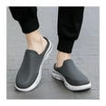 thumbnail image 2 of Men's Knit Mule Slippers | Breathable, Non-Slip Soft Sole | Perfect for Outdoor & Home Use, 2 of 7