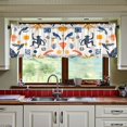 thumbnail image 3 of Yayeee Kitchen Curtains Set of 2 Light Filtering 57"x36" Over Sink Window Panels, Playful Forest, 3 of 7
