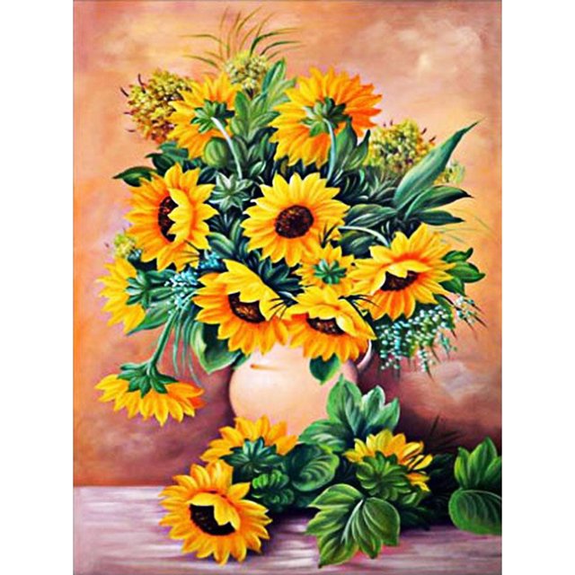 Kit de punto de cruz Artesanías de bordado con estampado floral 11CT Juegos de bricolaje Decoración del hogar FLhrweasw Nuevo